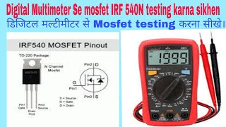 DM se Mosfet IRF540n testing Krna Shikhe irf540n irf540price nchannelmosfect [upl. by Tarrant509]