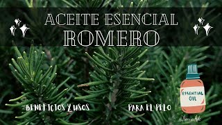 Aceite Esencial de Romero para el PELO [upl. by Reel]