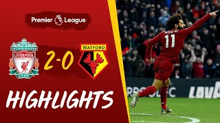 Liverpool 20 Watford  Salahs sensational double sees off Watford  Highlights [upl. by Eveivenej]