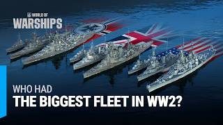 World War 2 Navy Comparison — Fleets Evolution 1939–1946 [upl. by Gnat398]