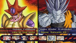 GOLDEN CELLBUZER MOD DEMASIADO CHETADO XD  DRAGON BALL Z BUDOKAI TENKAICHI 3 VERSION LATINO MOD [upl. by Lleihsad239]