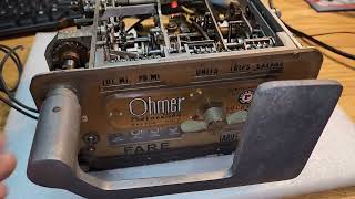 1950’s Ohmer Taxi Fare Meter Restoration  Before [upl. by Aiela]