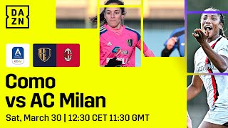 Como vs AC Milan  Serie A Femminile Relegation Playoff Full Match [upl. by Acinot]