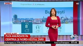 Prognoza meteo pentru acest weekend Vremea se încălzește însă sunt așteptate ploi și ninsori [upl. by Anaeli]