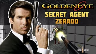 GOLDENEYE 007 N64  ZERADO no SECRET AGENT  TODAS AS FASES no NINTENDO 64 [upl. by Laise]