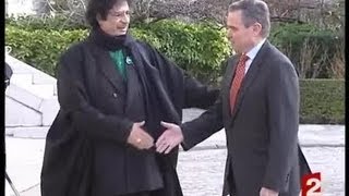 Visite Kadhafi à lAssemblée nationale  PS  UMP [upl. by Tia198]