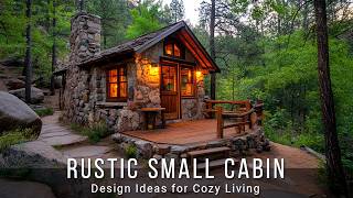 Rustic Elegance Small Cabin Design Ideas for Cozy Living [upl. by Hajar]