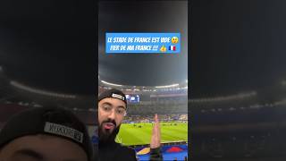 LE STADE DE FRANCE ÉTAIT VIDE 👍 FIER DE MA FRANCE 🇫🇷 football france equipedefrance mbappe cr7 [upl. by Arriek993]