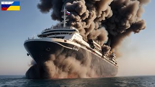 1 Minute Ago 2 F16s cause a massive explosion on Putins yacht filled with Korean bullets [upl. by Nerwal]