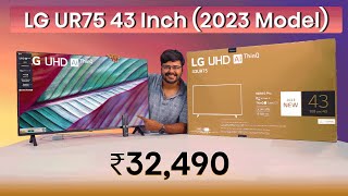 📺 LG UR7500 TV 4K Review Unboxing amp Smart Features with AI ThinQ WebOS Matter Support Alexa 💻 [upl. by Aicineohp402]