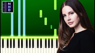 Lana Del Rey  Salvatore Piano Tutorial Easy [upl. by Anicnarf621]