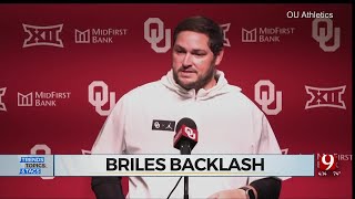 Oklahoma Offensive Coordinator Jeff Lebby Offers Apology For Sideline Incident Involving Art Briles [upl. by Grissom]