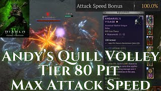 Andariels Visage Spiritborn Quill Volley Build Pit 80 Season 6 [upl. by Zavala]