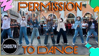 KPOP IN PUBLIC TURKEYONE TAKE BTS 방탄소년단 Permission to Dance Dance Cover by CHOS7N [upl. by Durware]