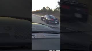 Charger Scatpack 392 gets SMOKED by 3 Mustang GT’s on the highway 🔥… shorts [upl. by Clo242]