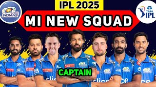 IPL 2025 Mumbai Indians New squad  Mi squad 2025  Mumbai Indians Playing 11  IPL 2025 Mi [upl. by Ilsel]