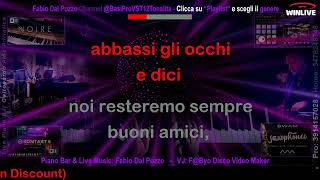 825 La mia storia tra le dita KARAOKE VST Acoustic Jazz Version base senza voce solista demo [upl. by Heall]