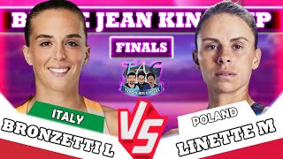 🔴LIVE Linette M vs Bronzetti L • Billie Jean King Cup Poland vs Italy Semifinals BJKCup Linette [upl. by Rita453]