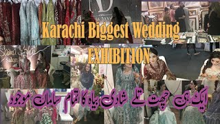 The Wedding Expo 2024  Expo Centre Karachi  Wedding Packages  Bridal Makeup  Mashaims world [upl. by Beaumont]