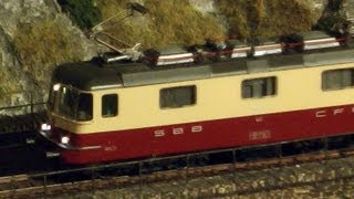 Modelleisenbahn Faszination Gotthardbahn [upl. by Trinetta]