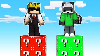 CONCURS cu LUCKY BLOCK vs FRATELE MEU [upl. by Richie]