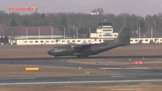 Transall C160 der Bundeswehr Landung BerlinTegel [upl. by Mazel]