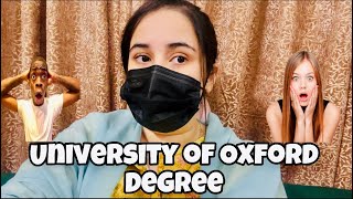 University of Oxford Degree  Kainat Khan Vlogs [upl. by Ahsial777]