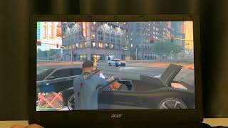 GTA 5  Acer i73537u ram 8gb SSD 240gb HDD 1000gb Nvidia GeForce gt 740m 2gb IPS Full HD [upl. by Rossen]