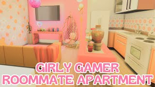 Girly Gamer Roommate Apartment Speed Build in The Sims 4  sims4speedbuild sims4build sims4 [upl. by Bicknell434]