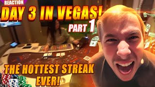 Part 14 THE CRAZIEST RUN EVER Xposed Day 3 New Vegas IRL Blackjack amp Baccarat reaction [upl. by Thibault246]