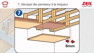 Instructions « pas à pas » pour faire un faux plafond [upl. by Etennaej]