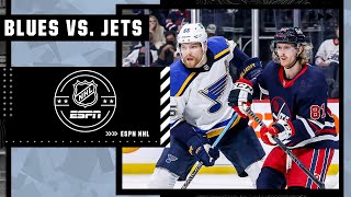 St Louis Blues at Winnipeg Jets  Full Game Highlights [upl. by Melinde]