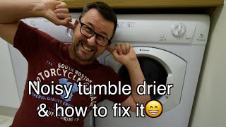 How to fix the screeching squealing noise coming from your tumble dryer Hotpoint Indesit Creda [upl. by Richards]