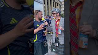 The Tartan Army taste the McKallaster Whisky [upl. by Mercola]