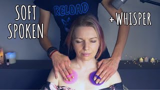 Soft spoken Décolleté massage  Chest massage  Real Person ASMR [upl. by Nnylak]