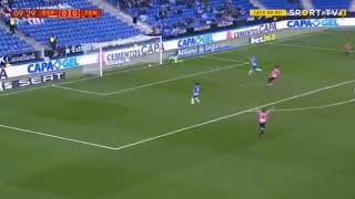 Bryan Acosta GOAL HD Espanyol vs Tenerife 01 30112017 [upl. by Ardnekat898]