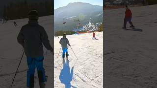 Skiing Oravice Meander Skipark Orava Slovakia ski narty snowboarding snow mountains góry snow [upl. by Relyat]