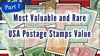 USA Most Valuable and Rare Postage Stamps Value  Part 1  Most Expensive American Stamps value  1 [upl. by Yetak41]