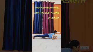 Yoga to lose weight side fat amp core strength [upl. by Dnalwor367]