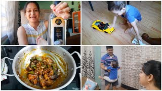 Vlog  chilli chicken easy ৰেচিপে  মিছিকে vlogging কৰিবলৈ শিকিছে 🤗 chitrashrees kitchen [upl. by Suivatnad]