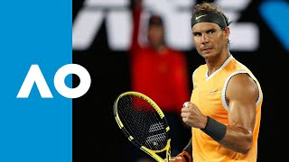 Rafael Nadal v Matthew Ebden match highlights 2R  Australian Open 2019 [upl. by Chesna]