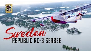 Flyover Stockholm with the Republic Seabee [upl. by Illac]