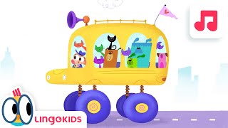 WHEELS ON THE BUS 🚌🎶 Nursery Rhymes  Lingokids [upl. by Ahsienahs]