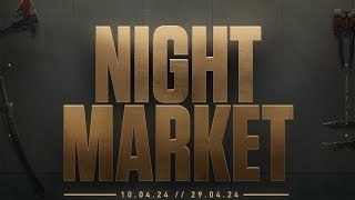 VALORANT UPCOMING quotNIGHT MARKETquot KNIFE AND GHOST UPDATES 10th APRIL 2024 [upl. by Enilrem]