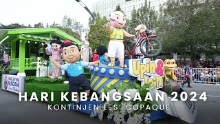 Hari Kebangsaan 2024  Kontinjen Les Copaque Upin amp Ipin POV [upl. by Nalat]