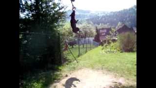 patterdale terrier high jump training 180m [upl. by Lucilla717]