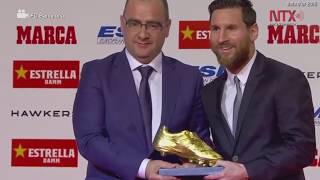 Con cinco Lionel Messi es el máximo ganador de la Bota de Oro [upl. by Nelyaw821]