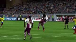 FIFA 15 Potential Cuadrado Celebration [upl. by Orsola]