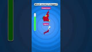 Cameroon vs Japan 🇨🇲🇯🇵 Which Country is Larger 🌍 Quiz Size [upl. by Lednik814]