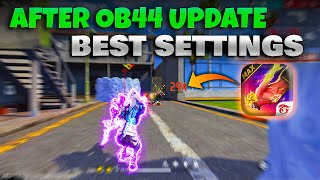 Free Fire OB44 Update Best Settings Sensitivity  Get MORE Headshots with these settings [upl. by Celine]